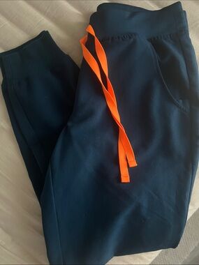 Fogs Deep Reef Zamora Jogger Pants with Orange Drawstring